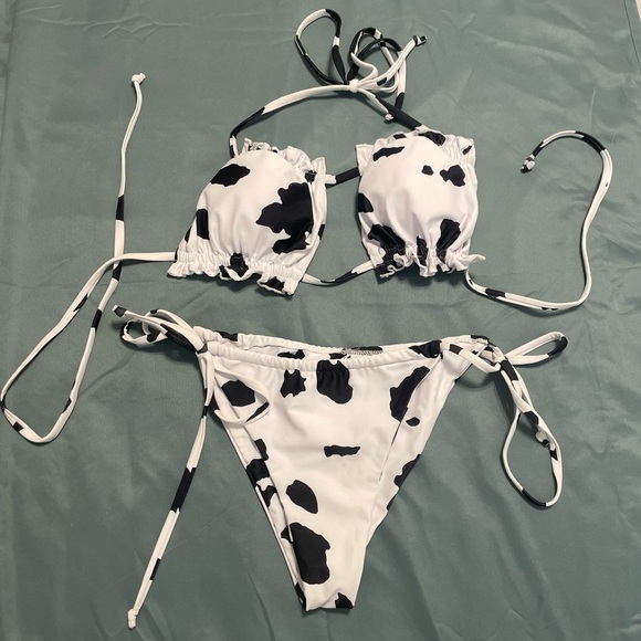 PEDDNEY | Swim | Cow Print Bikini | Poshmark
